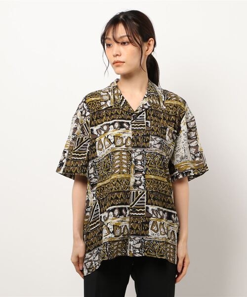 go slow caravan（ゴースローキャラバン）の「Roughtrade / ラフトレード レーヨンシャツ (M3)（シャツ/ブラウス・レディース・ブラック/ベージュ/その他1/その他2・M/L）」の16枚目の写真