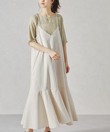 acro | リネンタッチキャミワンピース/AC1062(ワンピース)