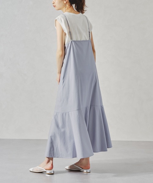 acro（アクロ）の「リネンタッチキャミワンピース/AC1062（ワンピース・レディース・パープル/ブラウン/ベージュ・ﾌﾘ-）」の13枚目の写真