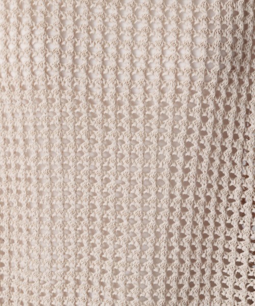 LOWRYS FARM（ローリーズファーム）の「テープヤーンメッシュプルオーバーＮＳ　956100（ニット/セーター・レディース・ブラック/グレー/アイボリー/グリーン・FREE）」の15枚目の写真