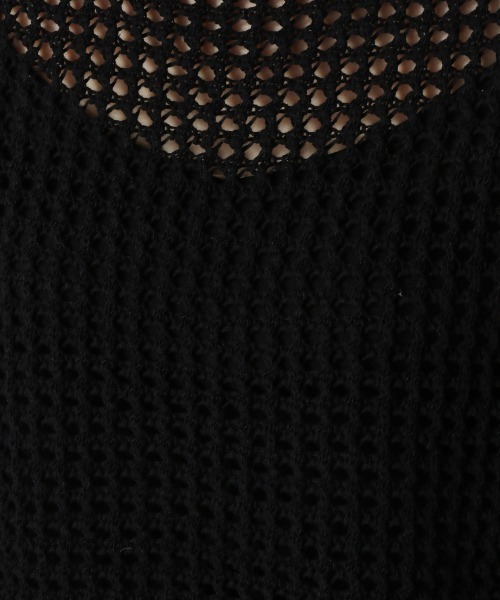 LOWRYS FARM（ローリーズファーム）の「テープヤーンメッシュプルオーバーＮＳ　956100（ニット/セーター・レディース・ブラック/グレー/アイボリー/グリーン・FREE）」の16枚目の写真
