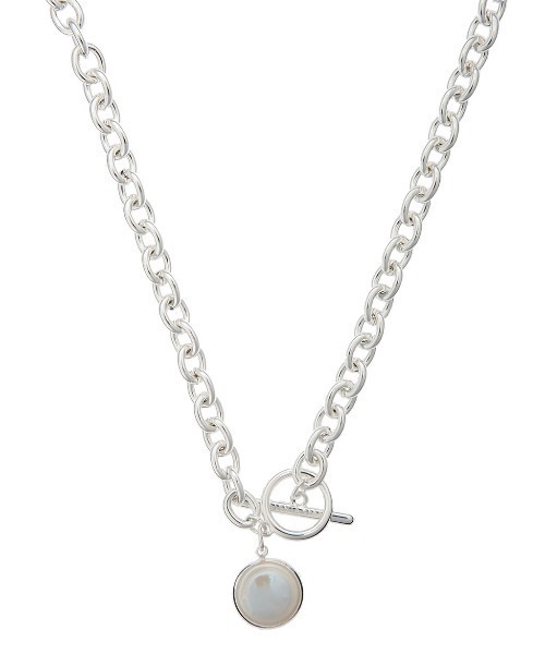 ALEXIA STAM（アリシアスタン）の「Pearl Toggle Clasp Necklace/パールトグルクラスプネックレス（ネックレス・レディース・シルバー/ゴールド・FREE）」の7枚目の写真