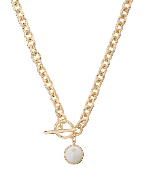 ALEXIA STAM（アリシアスタン）の「Pearl Toggle Clasp Necklace/パールトグルクラスプネックレス（ネックレス・レディース・シルバー/ゴールド・FREE）」の9枚目の写真