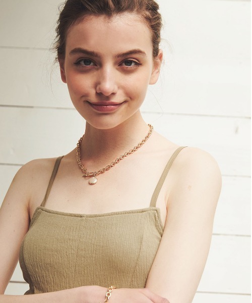 ALEXIA STAM（アリシアスタン）の「Pearl Toggle Clasp Necklace/パールトグルクラスプネックレス（ネックレス・レディース・シルバー/ゴールド・FREE）」の12枚目の写真