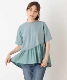 DRESKIP | アシメフレアヘムプルオーバー(Tシャツ/カットソー)