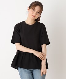 DRESKIP | アシメフレアヘムプルオーバー(Tシャツ/カットソー)