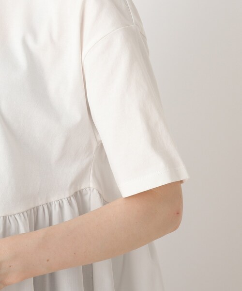 DRESKIP（ドレスキップ）の「◆アシメフレアヘムプルオーバー（Tシャツ/カットソー・レディース・ライトブルー/ブラック/カーキ/オフホワイト・04/02/03）」の10枚目の写真