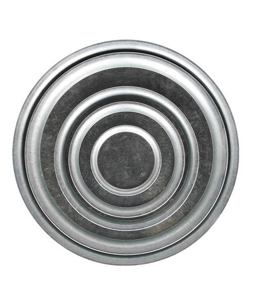 DULTON(ダルトン)の「GALVANIZED ROUND TRAY XS/ガルバナイズド ラウンド トレイ XS(収納グッズ・メンズ・シルバー・FREE)」の3枚目の写真