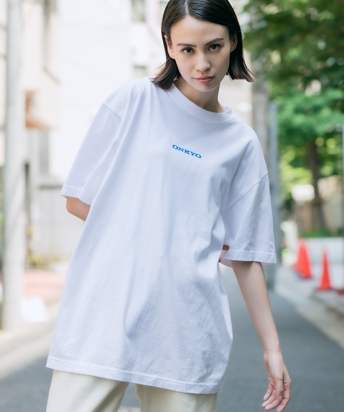 ROOPTOKYO限定】別注：ONKYO/オンキヨー ONKYO＊ROOP onkyo bk pt tee