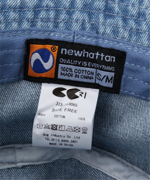 JOURNAL STANDARD（ジャーナルスタンダード）の「【CC21/シーシーツーワン】デニム バケットハット（ハット・メンズ・ブラック/ネイビー・FREE）」の4枚目の写真