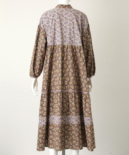 MILKFED.（ミルクフェド）の「FLORAL PRINT TIERED DRESS（ワンピース・レディース・ピンク/ライトパープル・ONE SIZE）」の20枚目の写真