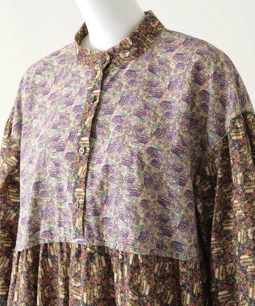 MILKFED.（ミルクフェド）の「FLORAL PRINT TIERED DRESS（ワンピース・レディース・ピンク/ライトパープル・ONE SIZE）」の19枚目の写真