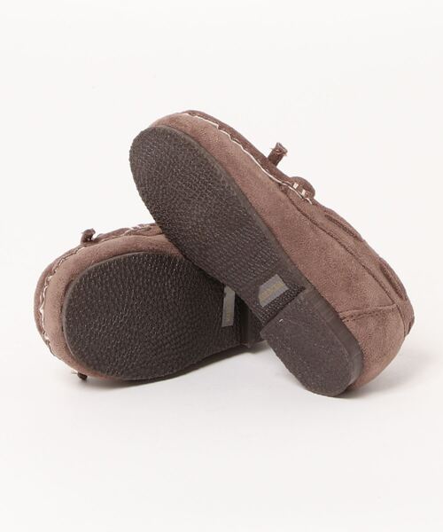 petit main（プティマイン）の「リボンモカシン（モカシン/デッキシューズ・キッズ・ライトピンク/ブラック/チャコール・14cm/18cm/15cm/17cm/13cm/16cm）」の5枚目の写真