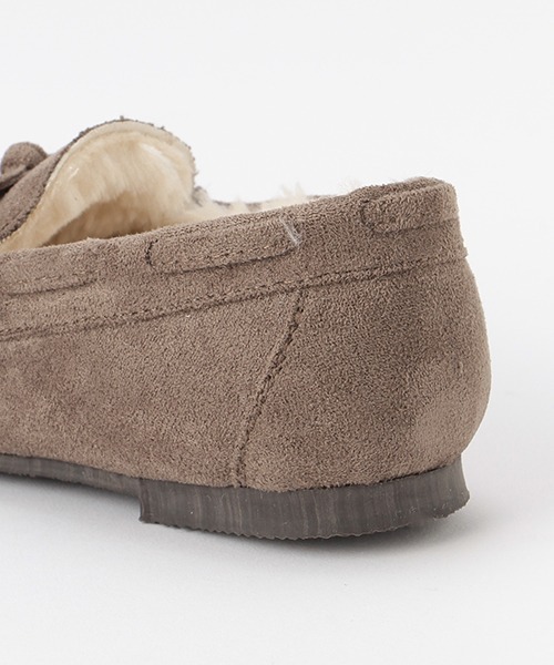 petit main（プティマイン）の「リボンモカシン（モカシン/デッキシューズ・キッズ・ライトピンク/ブラック/チャコール・14cm/18cm/15cm/17cm/13cm/16cm）」の10枚目の写真