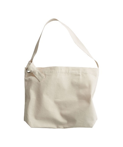 TRUSS(トラス)の「【TRUSS】クラフトリングキャンバスショルダーバッグ ニュースペーパーバッグ スリングバッグ CRS-031(ショルダーバッグ・レディース・オリーブ/アイボリー/ブラック/ホワイト・FREE)」の9枚目の写真