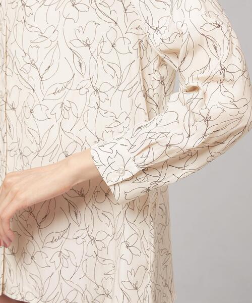 closet story（クローゼットストーリー）の「＜closet story（クローゼットストーリー）＞ラインプリント Vネック ブラウス（シャツ/ブラウス・レディース・ホワイト/ダークグレー/ライトピンク・FREE）」の15枚目の写真