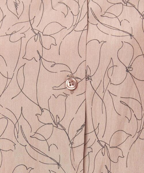 closet story（クローゼットストーリー）の「＜closet story（クローゼットストーリー）＞ラインプリント Vネック ブラウス（シャツ/ブラウス・レディース・ホワイト/ダークグレー/ライトピンク・FREE）」の16枚目の写真