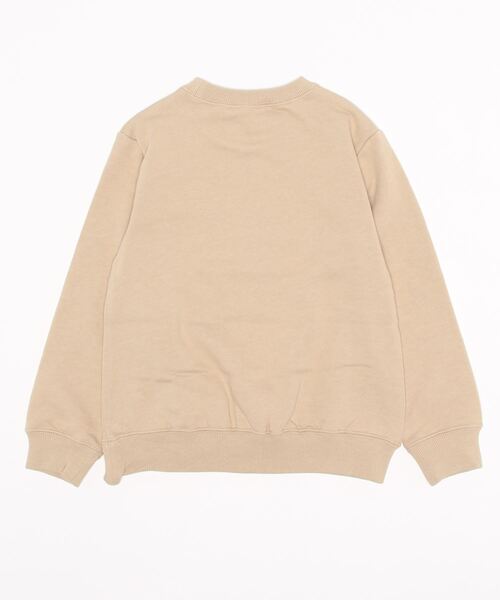 b・ROOM（ビールーム）の「オーガニックコットンアップリケつきベーシックトレーナー 【PTPR】（スウェット・キッズ・キャメル/トップグレー/ピンク/ブルー/ベージュ/ライトカーキ・110cm/100cm/120cm/140cm/130cm）」の7枚目の写真