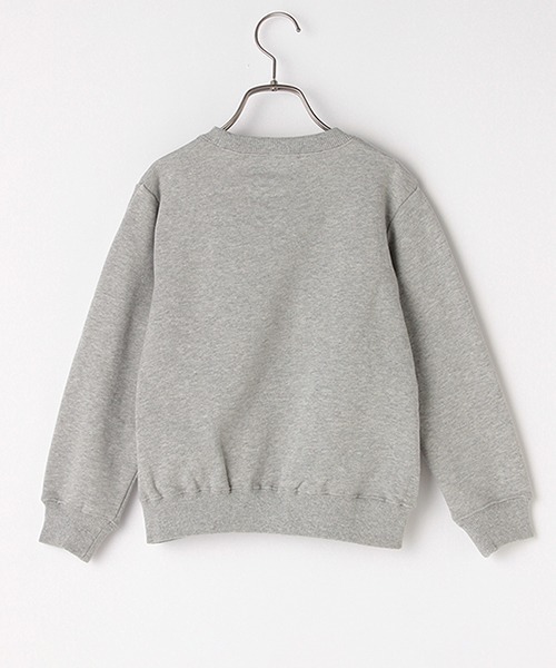 b・ROOM（ビールーム）の「オーガニックコットンアップリケつきベーシックトレーナー 【PTPR】（スウェット・キッズ・キャメル/トップグレー/ピンク/ブルー/ベージュ/ライトカーキ・110cm/100cm/120cm/140cm/130cm）」の12枚目の写真