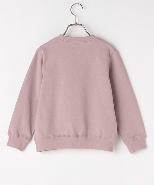 b・ROOM（ビールーム）の「オーガニックコットンアップリケつきベーシックトレーナー 【PTPR】（スウェット・キッズ・キャメル/トップグレー/ピンク/ブルー/ベージュ/ライトカーキ・110cm/100cm/120cm/140cm/130cm）」の13枚目の写真