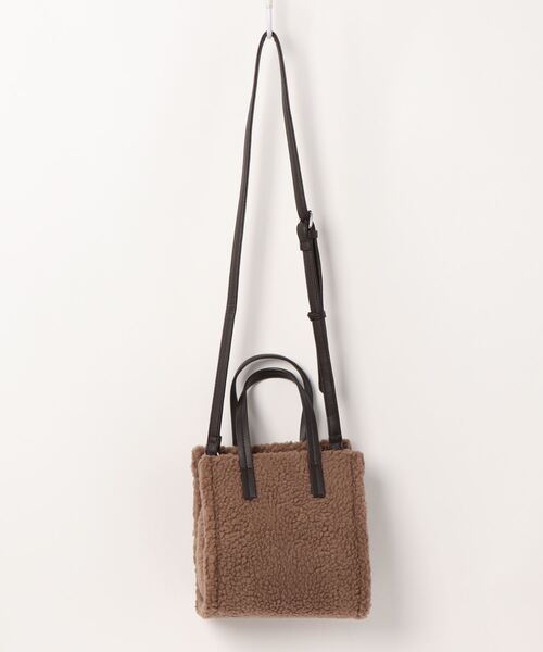 ALTROSE（アルトローズ）の「2WAYミニトート　[ｸﾞﾛｰﾘｰ]（トートバッグ・レディース・ブラック/ベージュ/アイボリー/レオパード・FREE）」の5枚目の写真