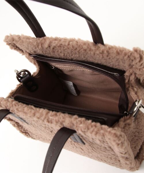 ALTROSE（アルトローズ）の「2WAYミニトート　[ｸﾞﾛｰﾘｰ]（トートバッグ・レディース・ブラック/ベージュ/アイボリー/レオパード・FREE）」の11枚目の写真