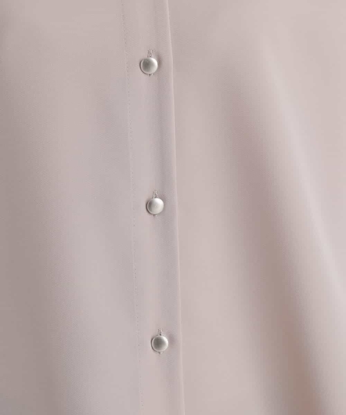 MK MICHEL KLEIN（エムケーミッシェルクラン）の「フロント釦ブラウス/洗える（シャツ/ブラウス・レディース・レッド/ブラウン/ベージュ・38）」の20枚目の写真