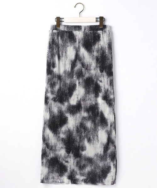 NICOLE white（ニコルホワイト）の「ボカシ柄プリーツタイトスカート（スカート・レディース・ブラック系/ベージュ系/グレー系・FREE）」の16枚目の写真