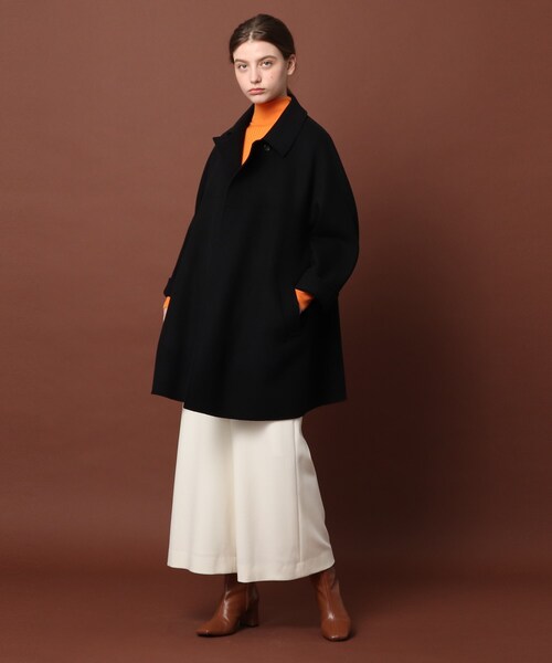 DRESSTERIOR（ドレステリア）の「◆【CLASSY.12月号掲載】ドルマンスリーブリバーコート（ステンカラーコート・レディース・カーキ/ベージュ/ブラック・36/38）」の19枚目の写真