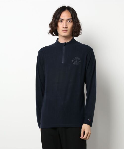 TOMMY HILFIGER GOLF（トミー ヒルフィガー ゴルフ）の「[トミーヒルフィガー] メンズ THハーフジップ フリースシャツ　 （ジャージ・メンズ・ネイビー/ブラック/ホワイト・M/L/LL）」の3枚目の写真