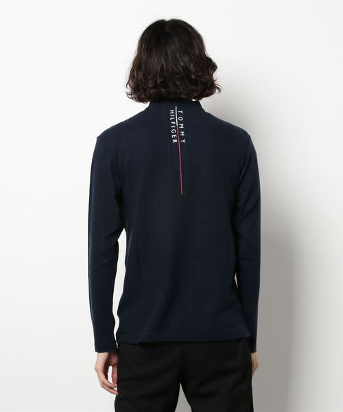 TOMMY HILFIGER GOLF（トミー ヒルフィガー ゴルフ）の「[トミーヒルフィガー] メンズ THハーフジップ フリースシャツ　 （ジャージ・メンズ・ネイビー/ブラック/ホワイト・M/L/LL）」の4枚目の写真