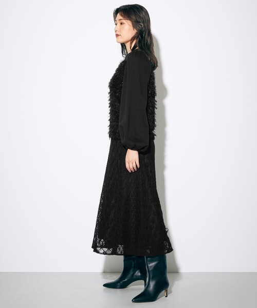 GRACE CONTINENTAL(グレースコンチネンタル)の「カットソーコンビパフ袖トップ(Tシャツ/カットソー・レディース・ブラック/ベージュ・36)」の17枚目の写真