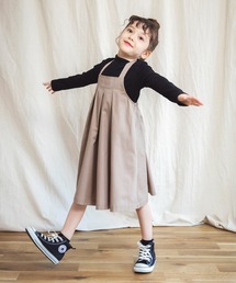 BRANSHES（ブランシェス）の「胸元タックジャンパースカート（スカート・キッズ）」