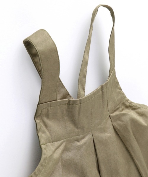BRANSHES（ブランシェス）の「胸元タックジャンパースカート（スカート・キッズ・カーキオリーブ/ベージュ・110cm/90cm/100cm/120cm/140cm/150cm/130cm）」の22枚目の写真