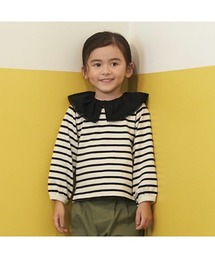 petit main | 【リンク】レース襟長袖T(Tシャツ/カットソー)