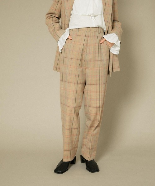 KBF（ケイビーエフ）の「ウール混ルーズパンツ（その他パンツ・レディース・ベージュ系その他/ネイビー・ONE）」の9枚目の写真