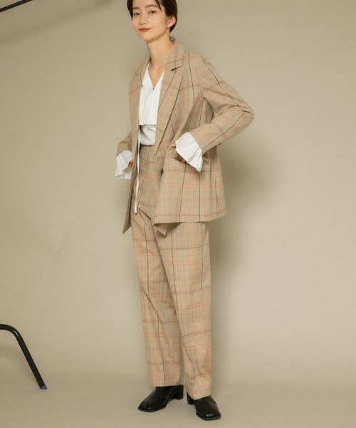 KBF（ケイビーエフ）の「ウール混ルーズパンツ（その他パンツ・レディース・ベージュ系その他/ネイビー・ONE）」の11枚目の写真