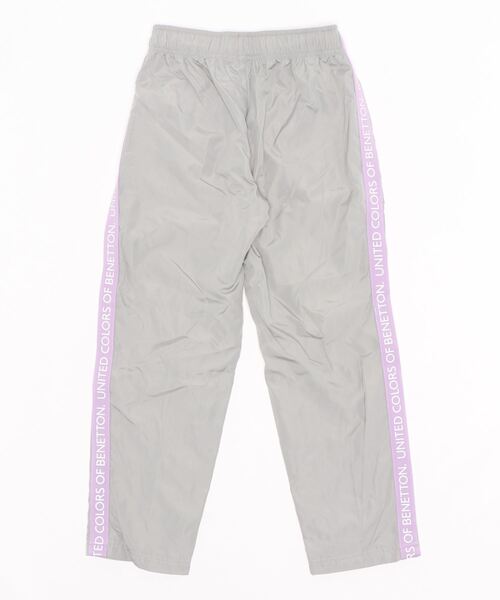 BENETTON (UNITED COLORS OF BENETTON)（ベネトンユナイテッドカラーズオブベネトン）の「【BENETTON:ベネトン】キッズ サイドロゴ 裏トリコットロングパンツ（その他パンツ・キッズ・ブラック/ネイビー/グレー/ブラック×パープル・130/140/150/160）」の5枚目の写真
