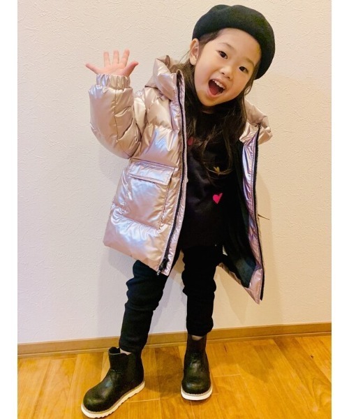 GAP（ギャップ）の「ヘビーウエイト ダウンパファー (幼児・ユニセックス)（ダウンジャケット/コート・キッズ・ブラック/ネイビー/イエロー/ブルー/ベージュ/シルバー/オレンジ/その他・4 YRS/5 YRS/2 YRS/3 YRS）」の8枚目の写真