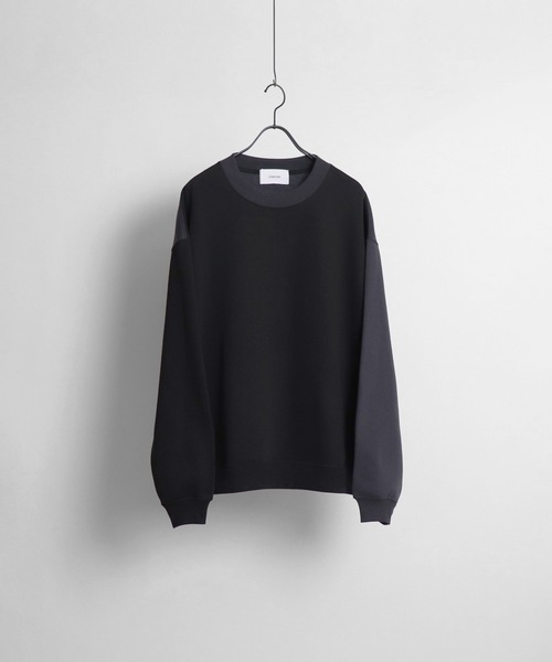 Confirm（コンファーム）の「ルーズオーバーサイズスウェット【Confirm】（スウェット・メンズ・チャコールグレー/ベージュ/ブラック/レッド/アイボリー/ミント/ホワイト/ブルー/モカ/ブラック系その他/パープル/グリーン/ベージュ系その他/ダークブラック・M/L）」の5枚目の写真
