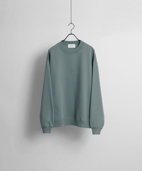 Confirm（コンファーム）の「ルーズオーバーサイズスウェット【Confirm】（スウェット・メンズ・チャコールグレー/ベージュ/ブラック/レッド/アイボリー/ミント/ホワイト/ブルー/モカ/ブラック系その他/パープル/グリーン/ベージュ系その他/ダークブラック・M/L）」の11枚目の写真