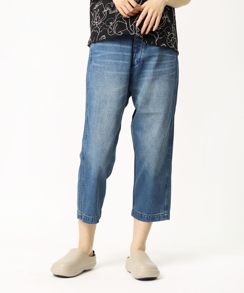 GRANDMA MAMA DAUGHTER(グランマママドーター)の「【 GRANDMA MAMA DAUGHTER / グランマ ママ ドーター 】 # KTC GP33097V1 PT デニムサルエルパンツ(デニムパンツ・レディース・ブルー・1/0)」の5枚目の写真