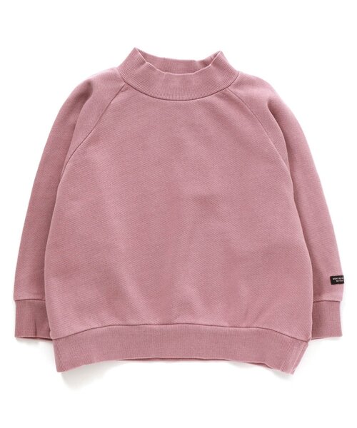 F.O.KIDS(エフオーキッズ)の「モックネックトレーナー(スウェット・キッズ・ブラウン/ミント/ピンク/イエロー/ベージュ・80/90/100/120/95/110/130/140)」の5枚目の写真