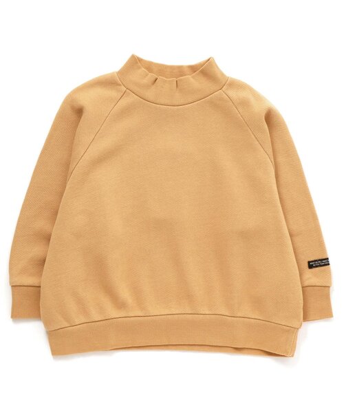 F.O.KIDS(エフオーキッズ)の「モックネックトレーナー(スウェット・キッズ・ブラウン/ミント/ピンク/イエロー/ベージュ・80/90/100/120/95/110/130/140)」の4枚目の写真