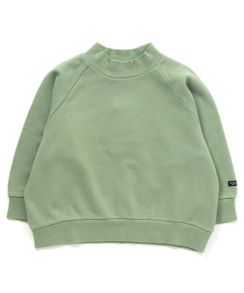 F.O.KIDS(エフオーキッズ)の「モックネックトレーナー(スウェット・キッズ・ブラウン/ミント/ピンク/イエロー/ベージュ・80/90/100/120/95/110/130/140)」の3枚目の写真