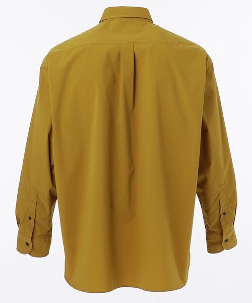 J.PRESS YORK STREET(ジェイプレスヨークストリート)の「【UNISEX】ストレッチピーチクロスワークシャツ(シャツ/ブラウス・メンズ・黄土色系/オリーブ系/ネイビー系・MEDIUM/LARGE)」の5枚目の写真