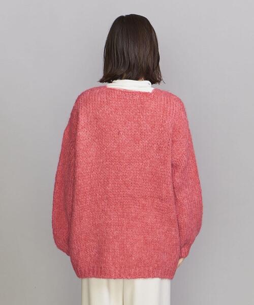 TRICOTS JEAN MARC(トリコットジーンマルク)の「<TRICOTS JEAN MARC>ノーボタン ガウンカーディガン(カーディガン/ボレロ・レディース・ピンク/ライム/ダークグレー/オフホワイト/コバルトブルー・FREE)」の11枚目の写真