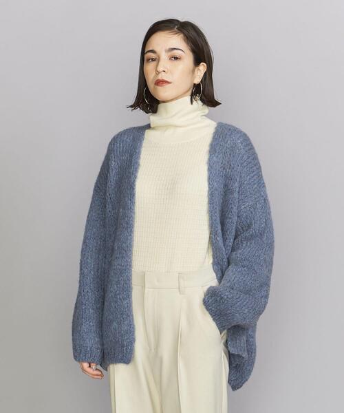 TRICOTS JEAN MARC(トリコットジーンマルク)の「<TRICOTS JEAN MARC>ノーボタン ガウンカーディガン(カーディガン/ボレロ・レディース・ピンク/ライム/ダークグレー/オフホワイト/コバルトブルー・FREE)」の18枚目の写真