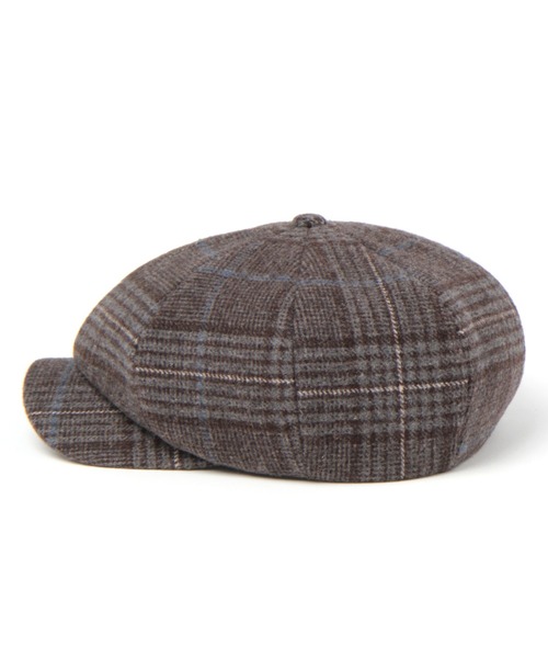 niko and...（ニコアンド）の「エターミンチェックキャスケット（キャスケット・メンズ・ライトグレー/ブラウン・FREE）」の10枚目の写真