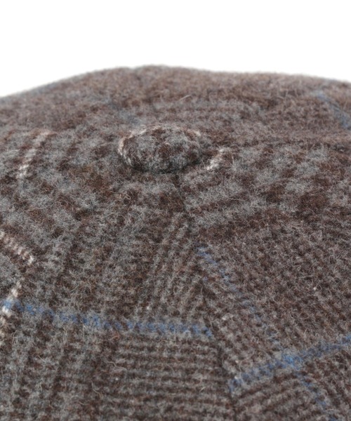 niko and...（ニコアンド）の「エターミンチェックキャスケット（キャスケット・メンズ・ライトグレー/ブラウン・FREE）」の15枚目の写真